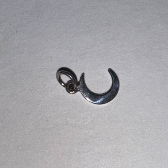 Tiny Crescent Moon Pendant - Picture 8 of 16